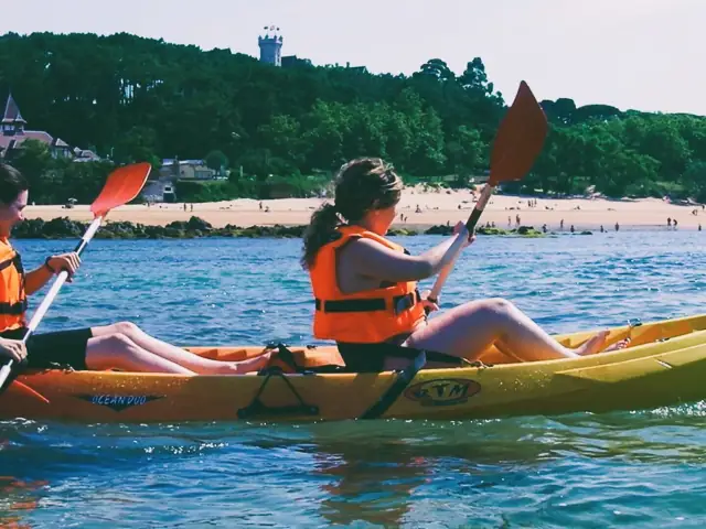 Ruta en kayak por la bahía de Santander