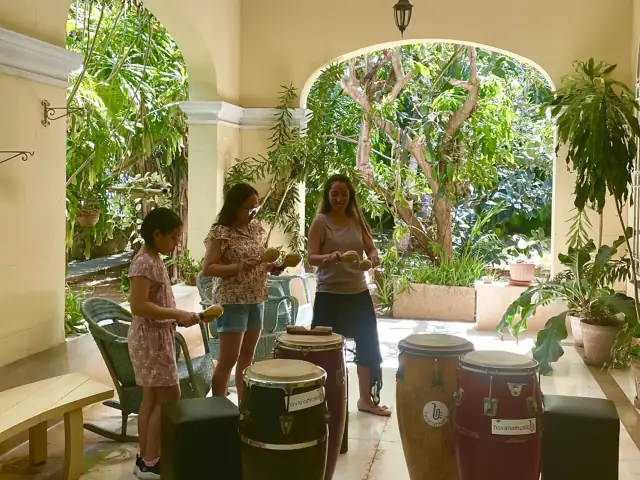 Taller de música cubana en La Habana